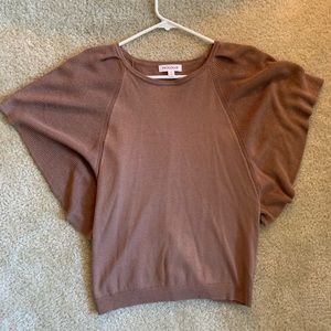 Cream color shirt with loose sleeves (never worn)